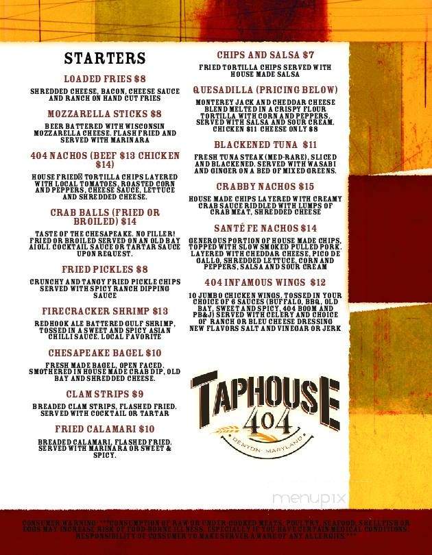 404 TapHouse - Denton, MD