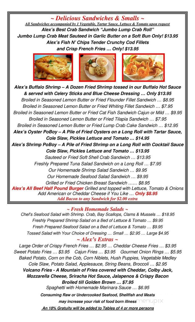 Alex's Seafood Restaurant & Clam Bar - New Castle, DE