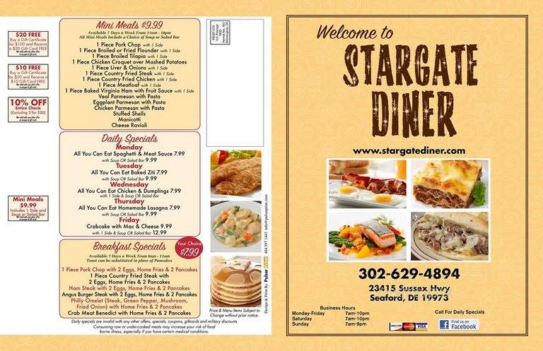 Stargate Diner Restaurant - Seaford, DE