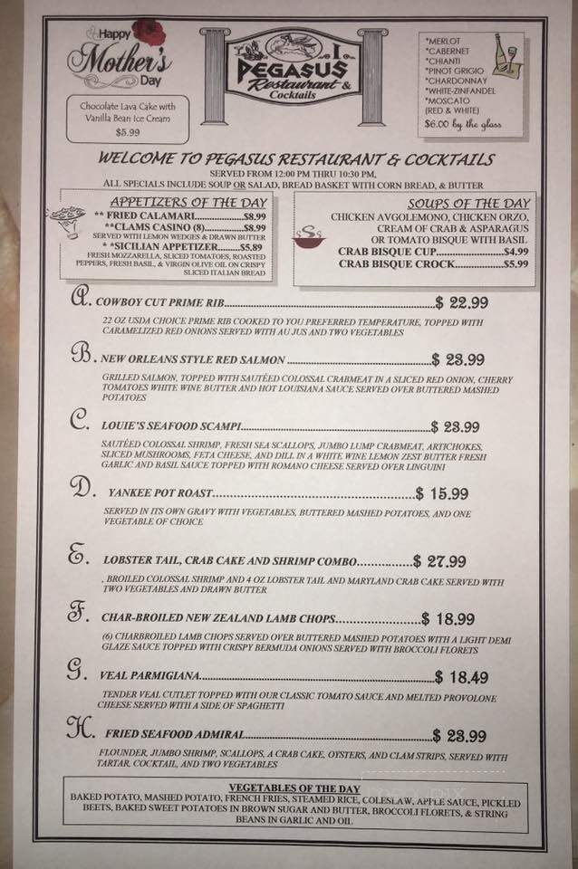 Pegasus Restaurant - Malaga, NJ